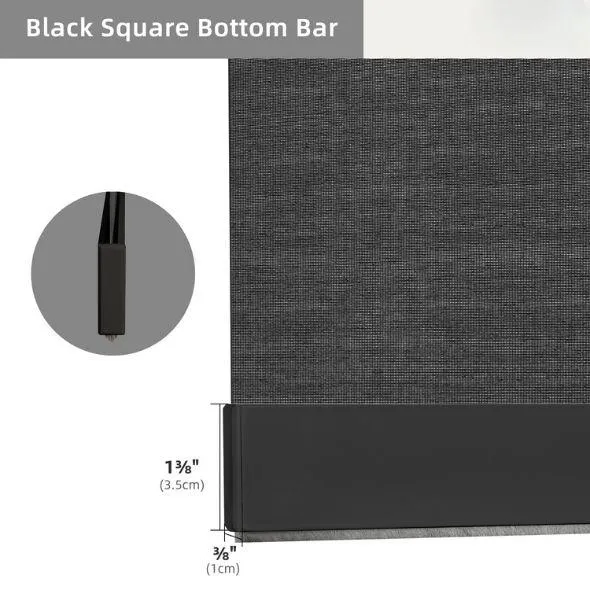 BOTTOM BAR - Black Square