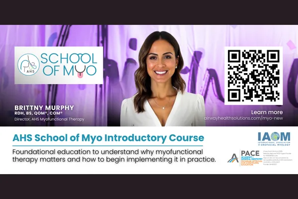 Introductory Myo Course for Dental & Airway Health Professionals