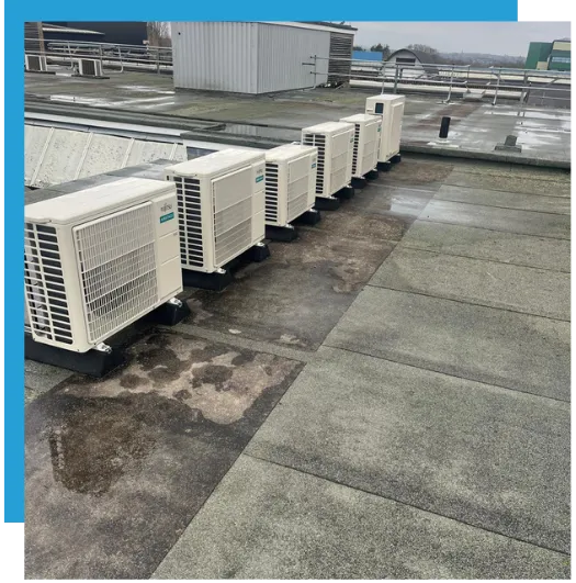 Multi split air conditioner installation