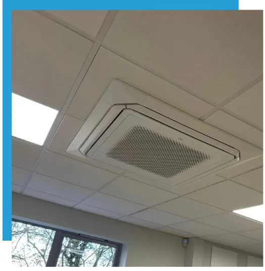 Ceiling mounted air conditioning