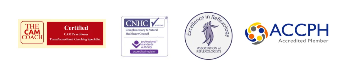 Hitchin Reflexology is fully insured and a member of the AoR, CNHC, ACCPH & CAM Coach