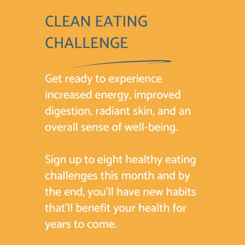 Clean Eating Challenge from The Stress Coach 