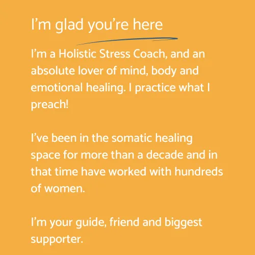 It's lovely to meet you The Stress Coach