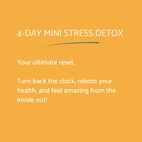 4 Day Mini Stress Detox with The Stress Coach 
