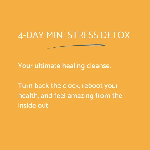 4 Day Mini Stress Detox with The Stress Coach 