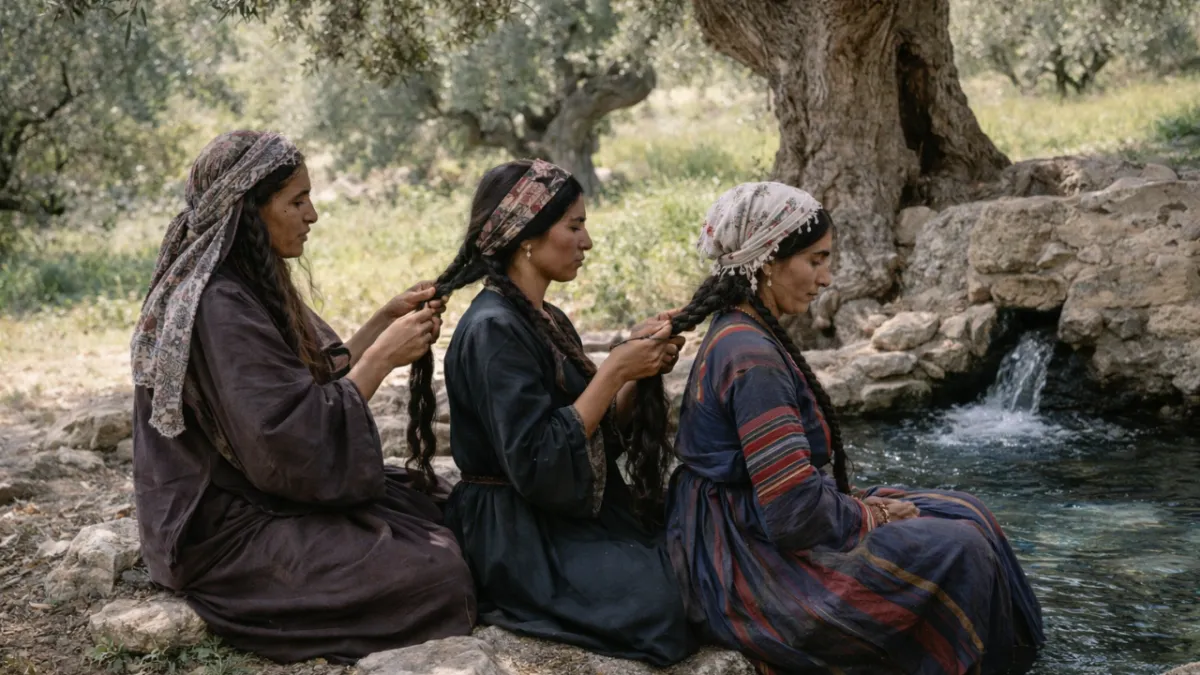 رسم خطي لامرأة تمارس يوغا بلطف في بيئة هادئة