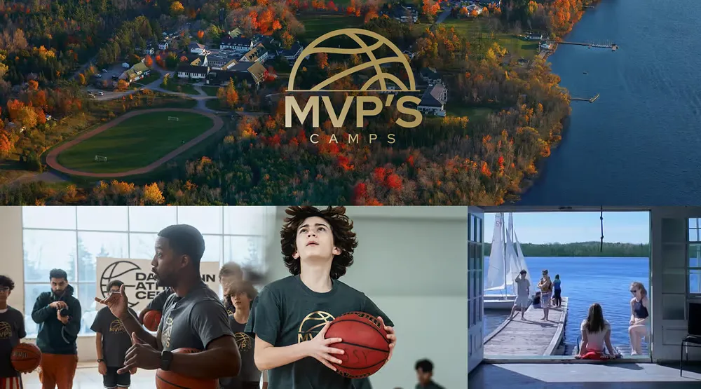 High-performance basketball player perfecting advanced shooting mechanics during elite training session  Competitive athletes executing professional-level defensive drills at premier basketball development camp  Advanced basketball training featuring intense skill development and performance coaching