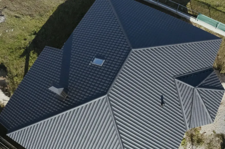 New Metal Roof Installation