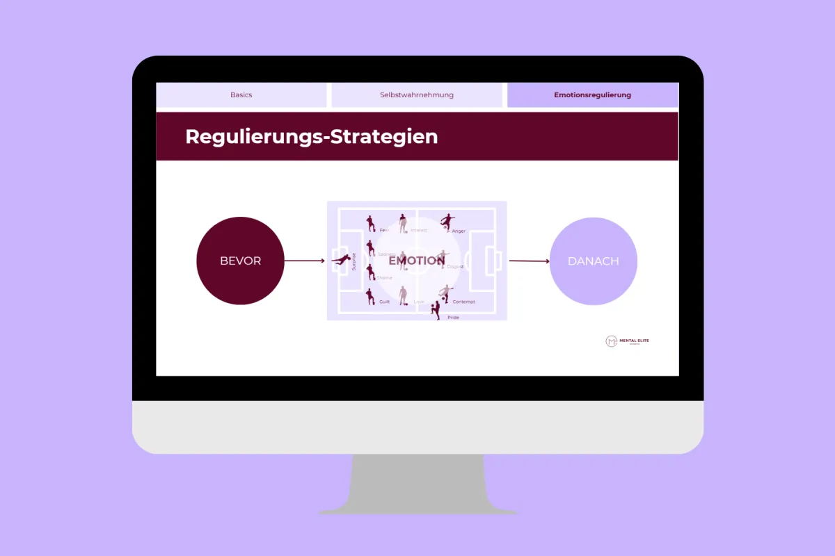 Emotionen regulieren, Selbstwahrnehmung