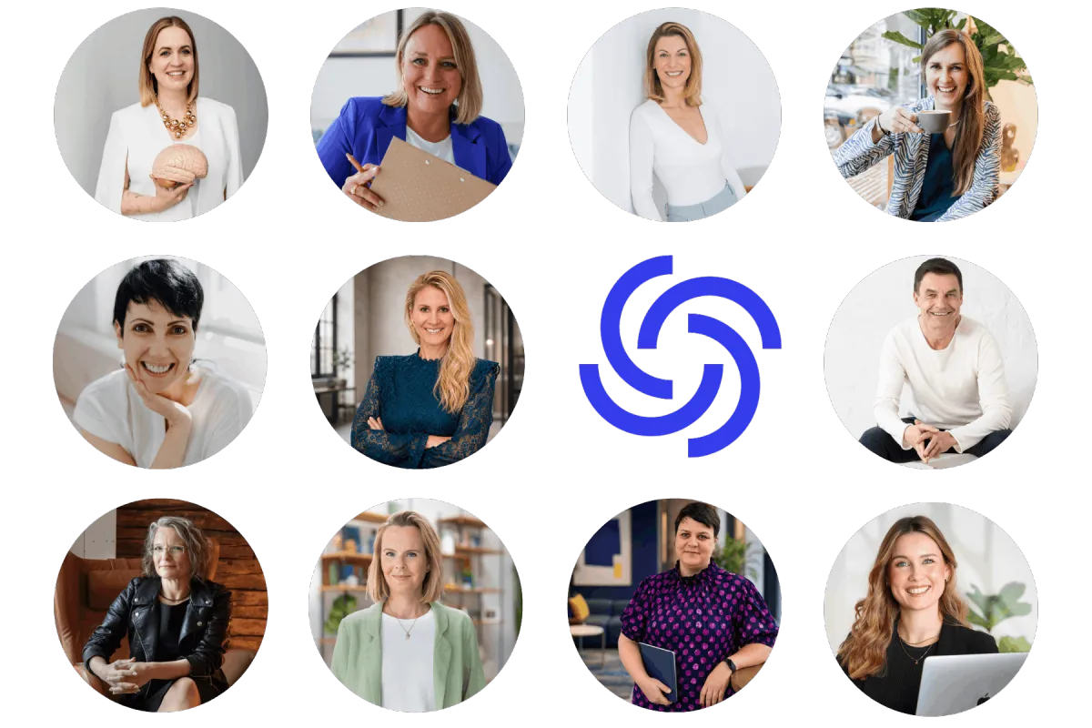 Portraits aller Coaches, die bei Ownya Self-Coachings anbieten