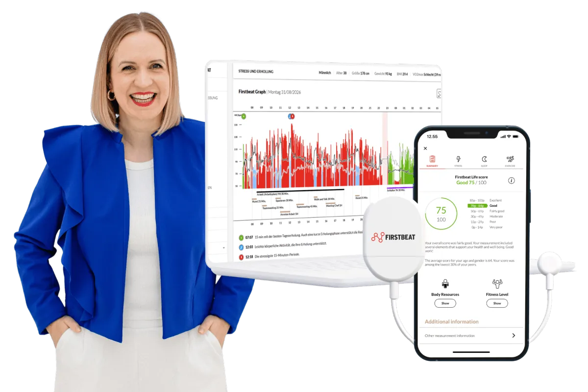 Dr. Janine Hagen bietet datengestütztes Stress-Coaching mit Firstbeat an