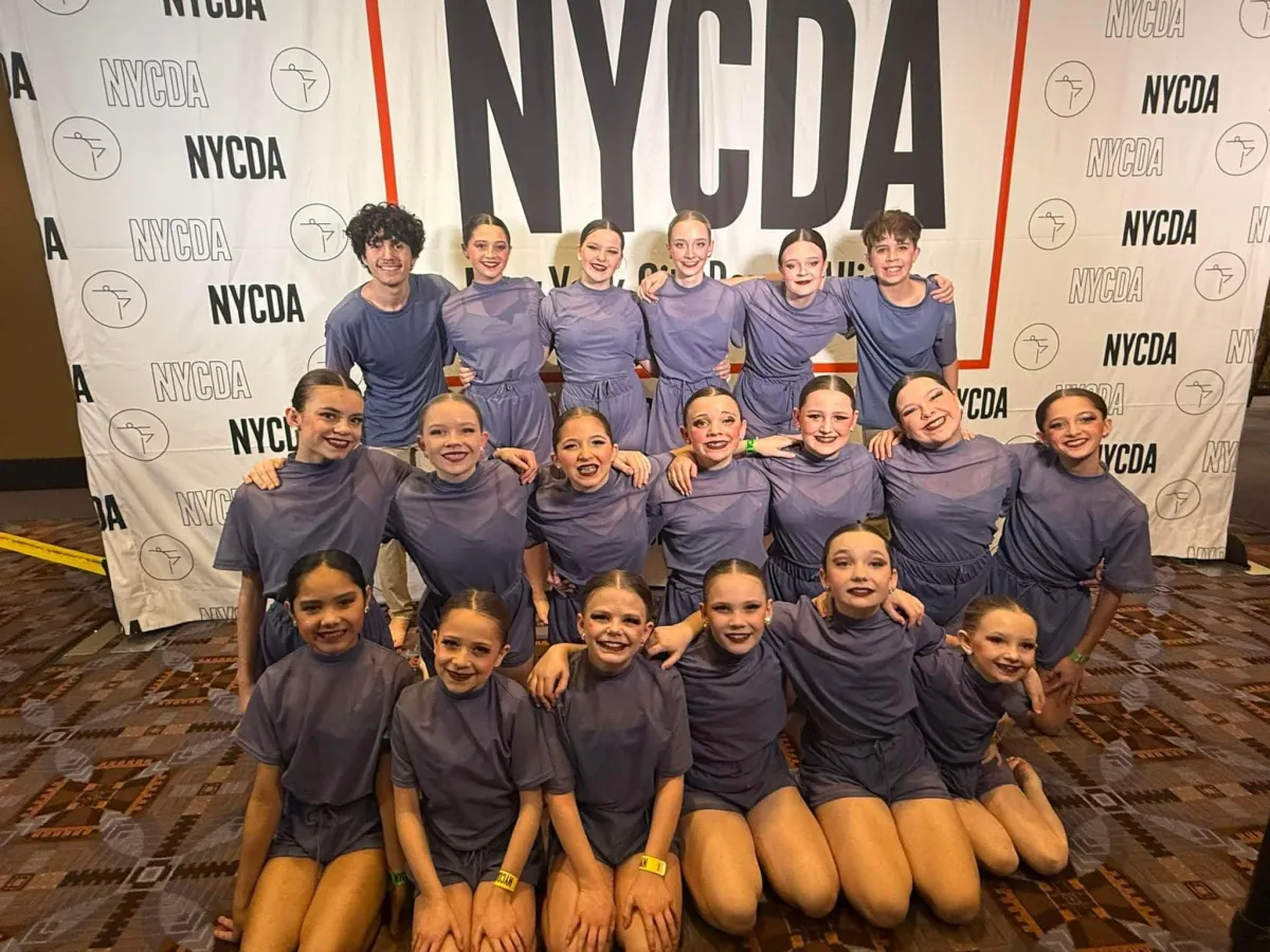 a group picture of our competitive dance team at the NYCDA competition