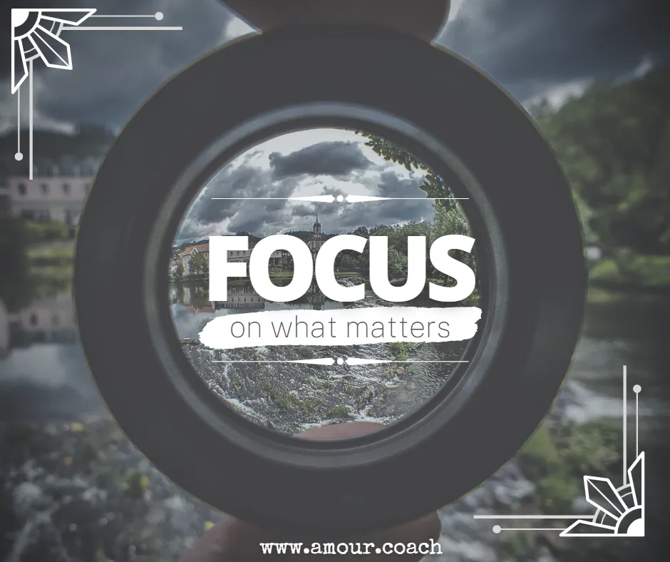 Your focus creates your reality…