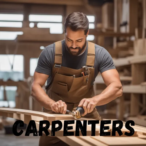 We work with carpenters