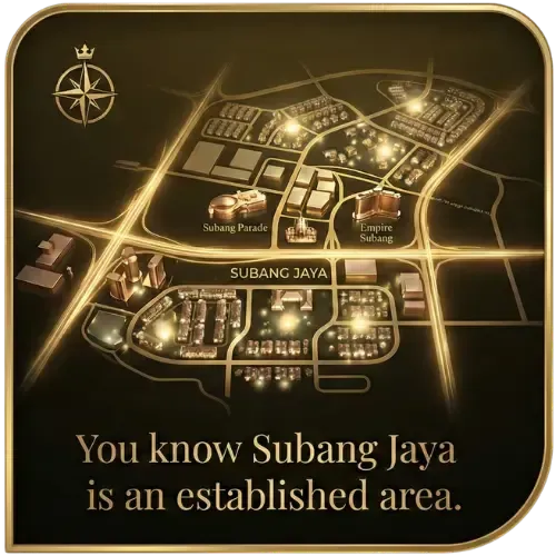 You know Subang Jaya is an established area