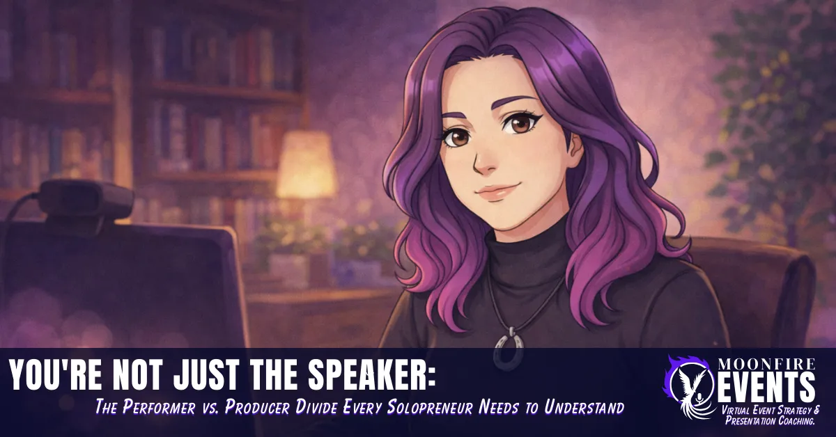 You're Not Just the Speaker: The Performer vs. Producer Divide Every Solopreneur Needs to Understand