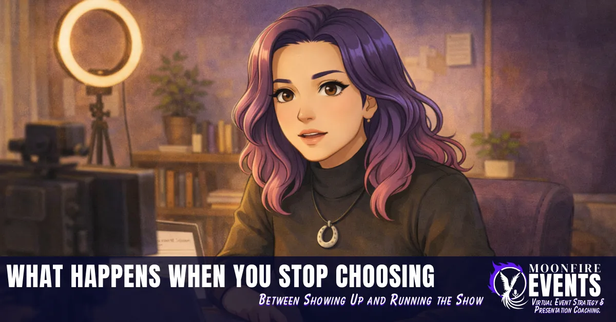 What Happens When You Stop Choosing Between Showing Up and Running the Show