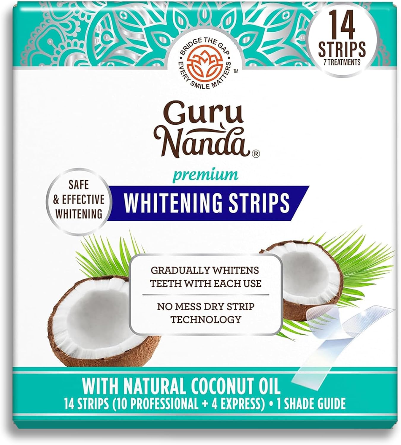GuruNanda Teeth Whitening Strips Review | A Great Gift for a Brighter Smile