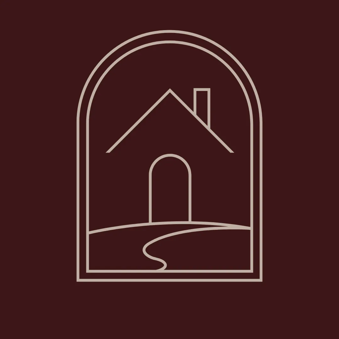 Small line-art archway brand logo