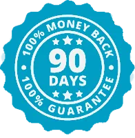 90 days Money Back Guarantee certificate