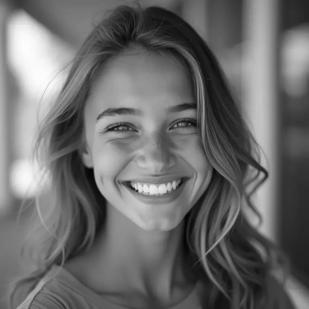 A person who embodies a successful Implant Dentures treatment.