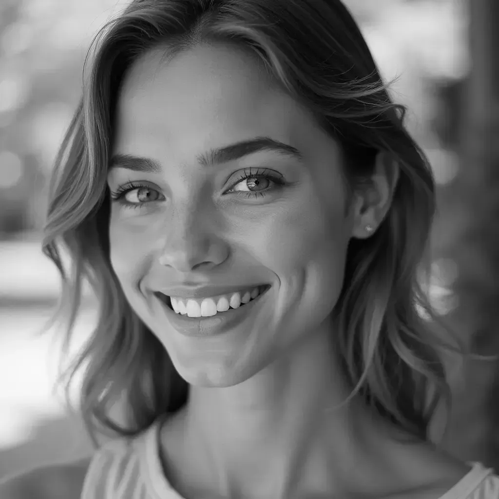 A person who embodies a successful Tooth Reshaping treatment.