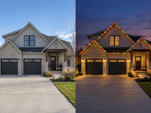 Permanent Christmas Lighting in Rigby