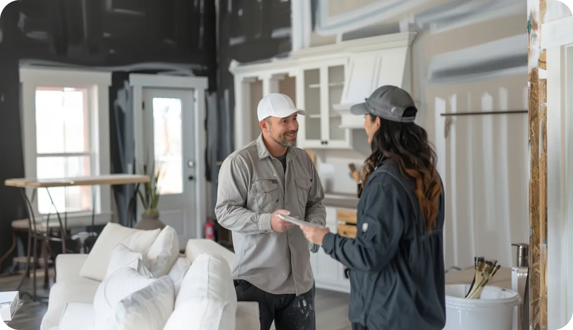 Full property staging example