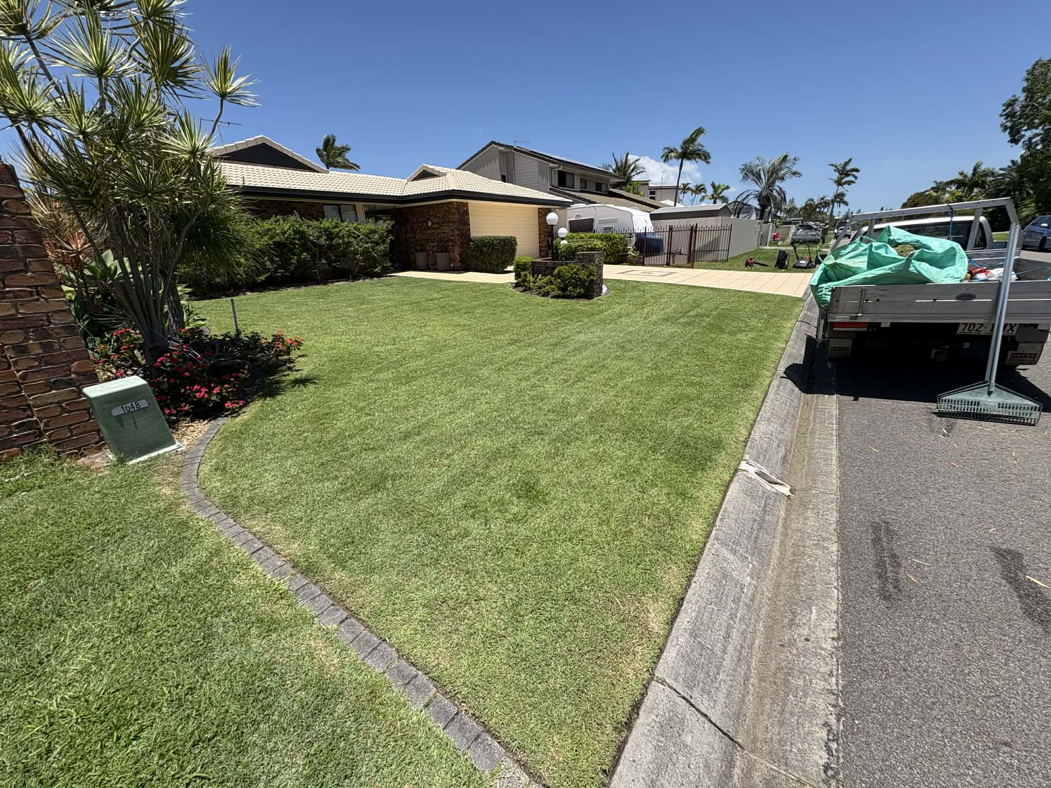 Residential lawn mowing Wellington Point property