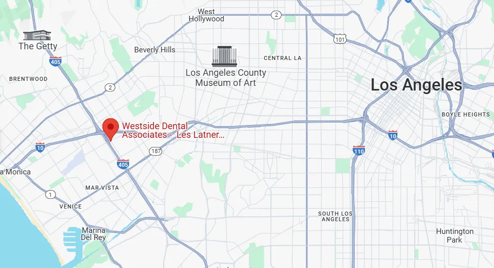Westside Dental Associates Location Map