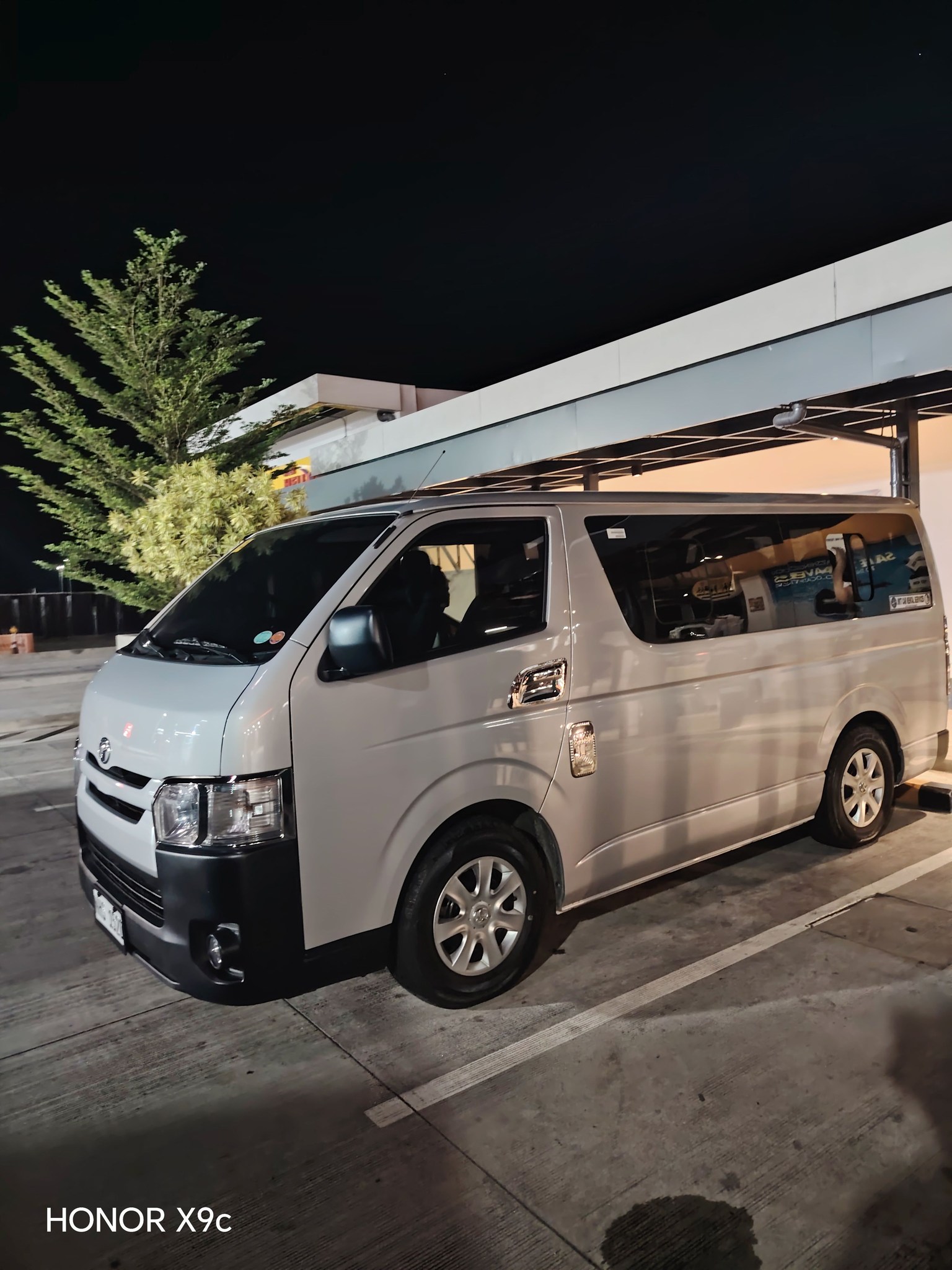 Luxury touring van.