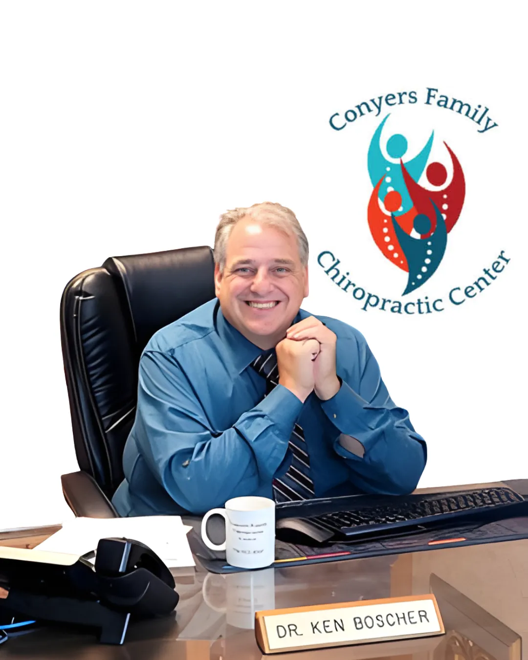 Portrait of Dr. Kenneth Boscher, chiropractor at Conyers Family Chiropractic Center