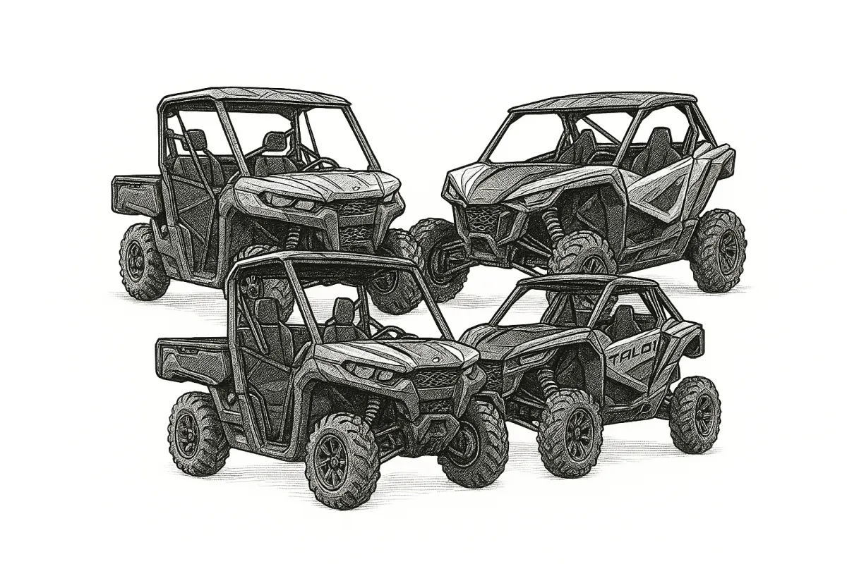 images of utv atv powersports vehicles to illustrate online advertising services