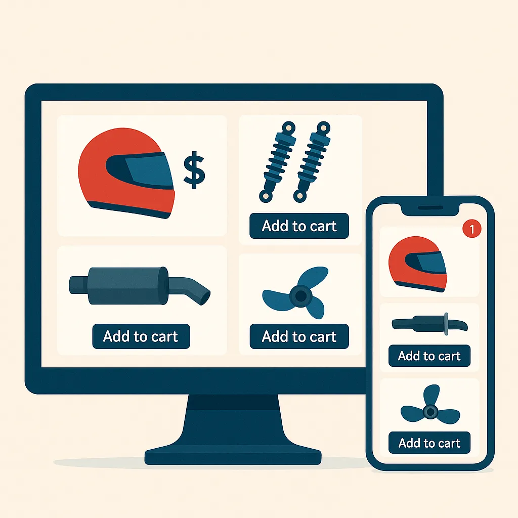 e-commerce image for vehicle markets