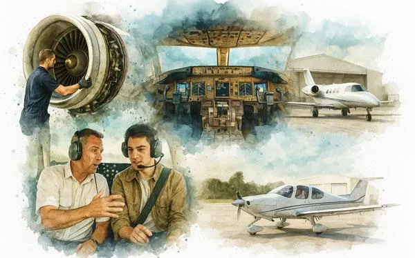 planes and pilots for online advertising