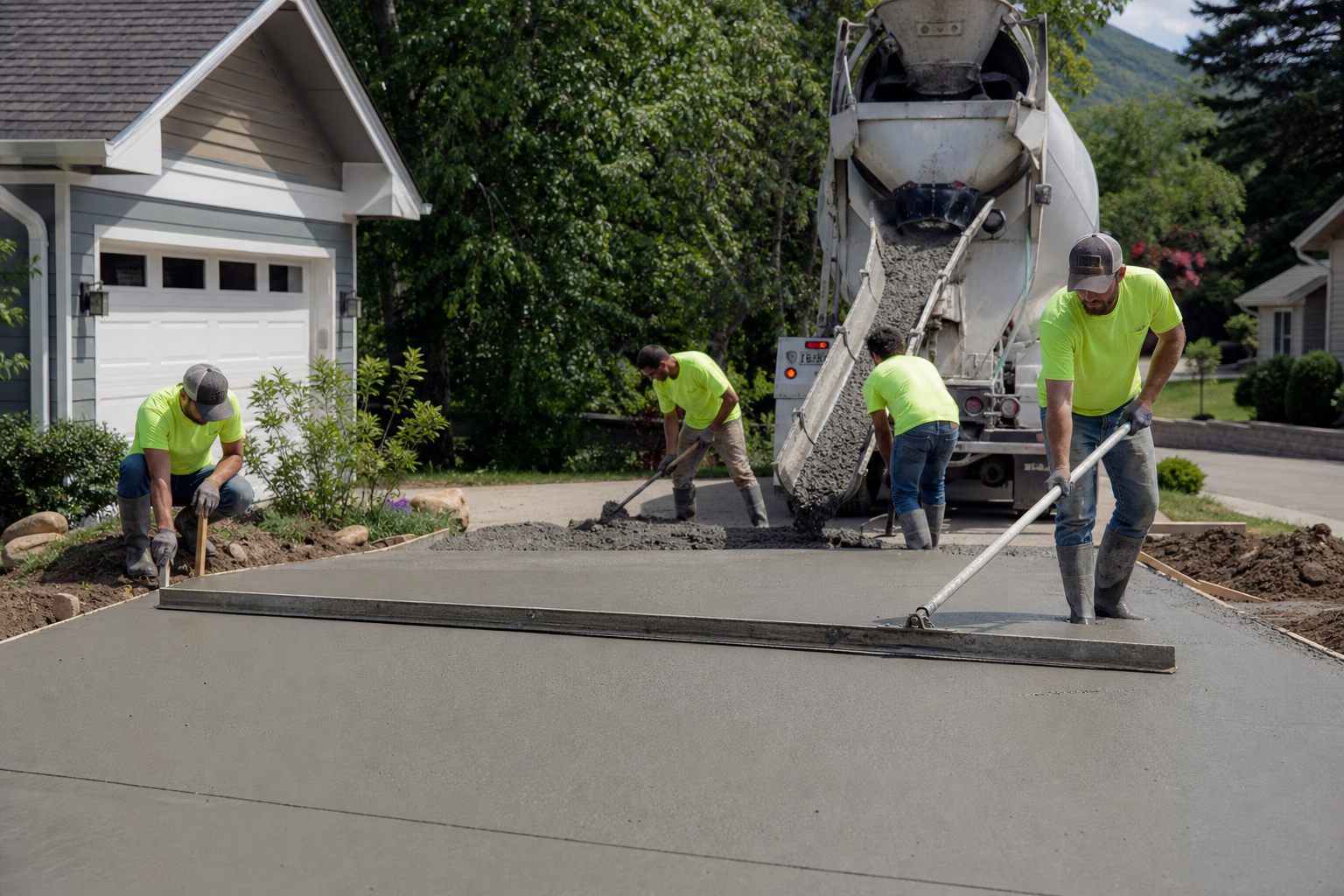Lake Lure, NC Concrete Sidewalks