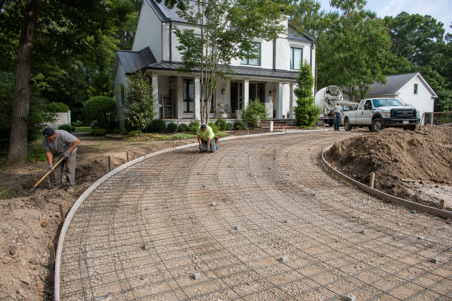 Lake Lure, NC Concrete Driveways