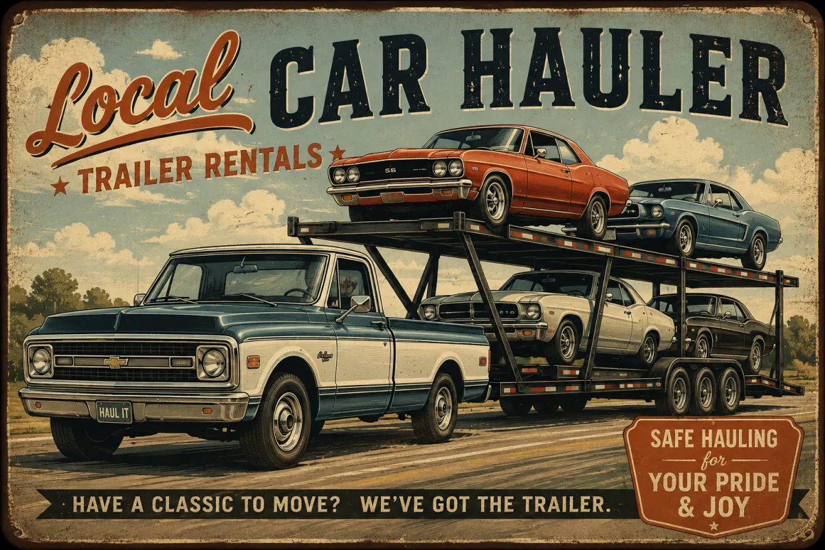 Car Hauler Trailer Rentals Near Me