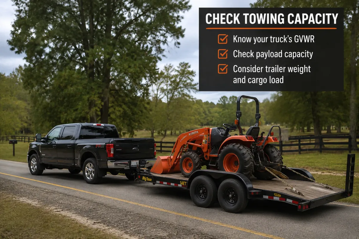How to Know If Your Truck Can Safely Tow a Rental Trailer