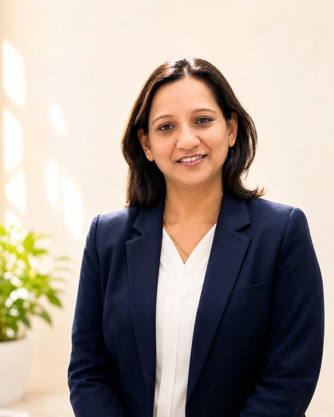 Professional portrait of Indian woman