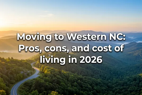 Scenic view of Western North Carolina mountains in 2026