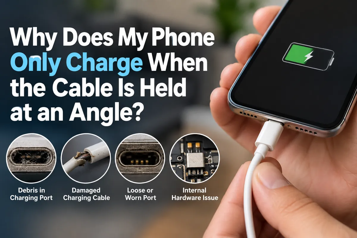 Why Does My Phone Only Charge When the Cable Is Held at an Angle?