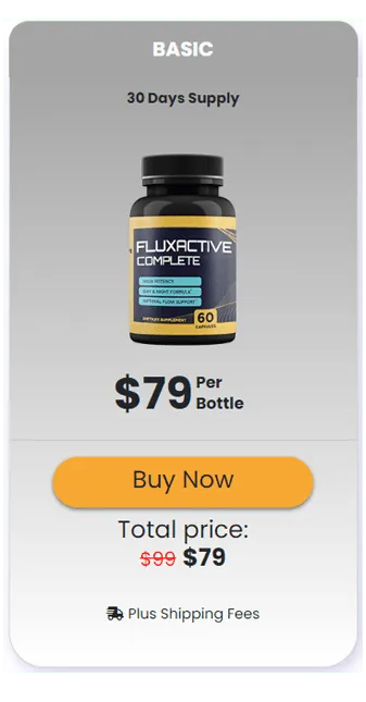 Fluxactive 1 bottle price