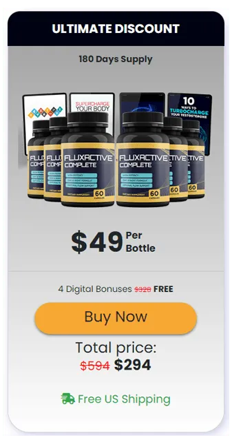 Fluxactive 6 bottle price