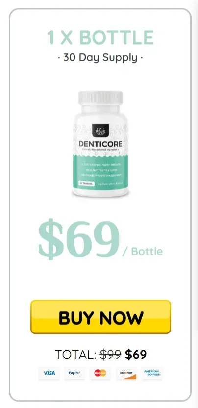 denticore one bottle price