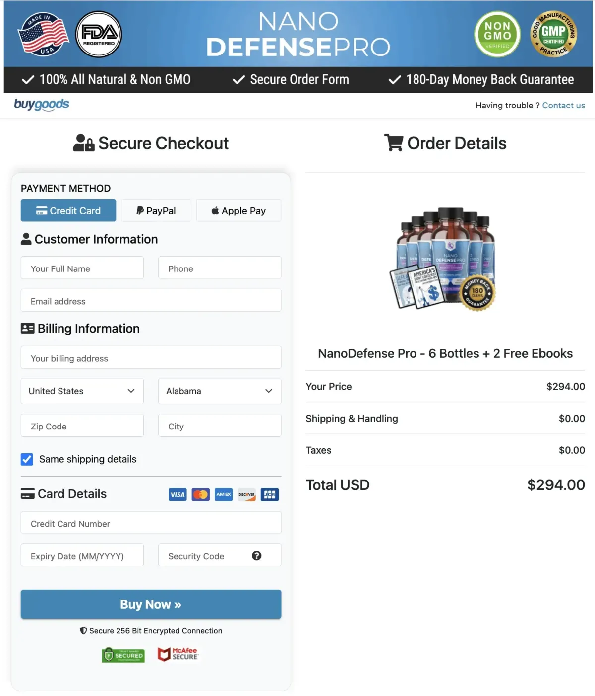 order page 