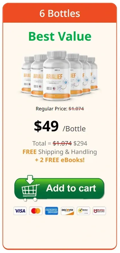 arialief six bottle