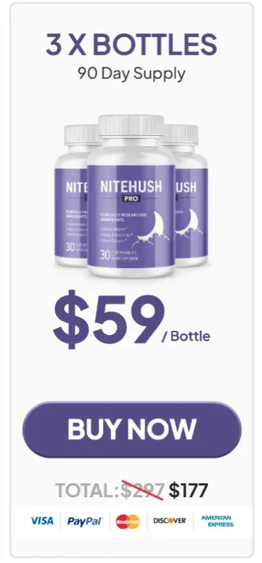 NiteHush 3 bottle price