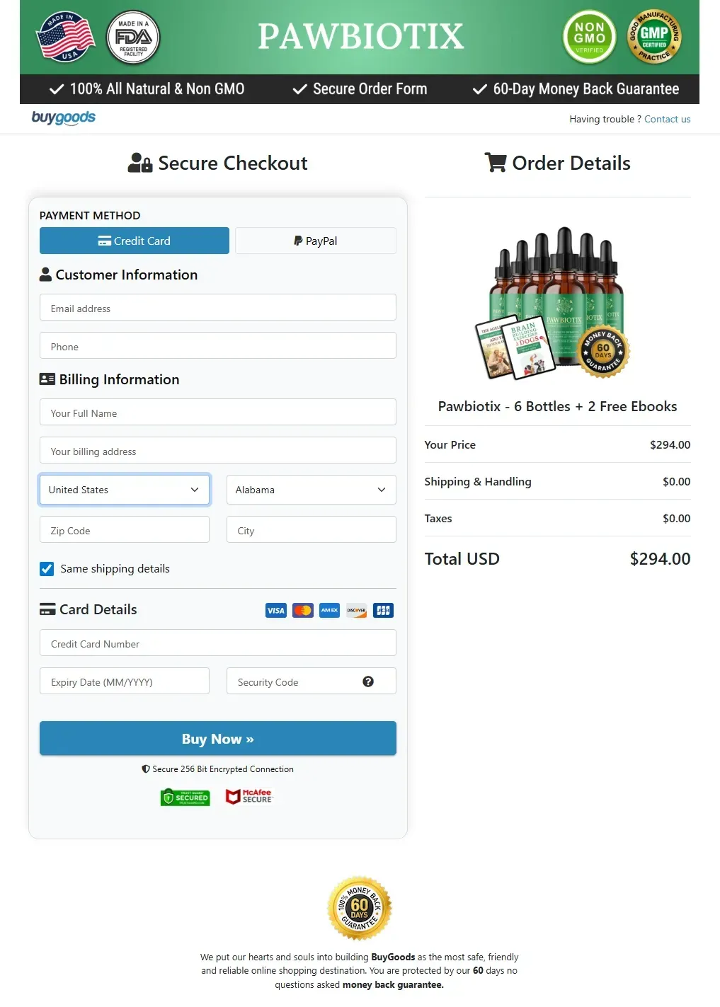 order page 