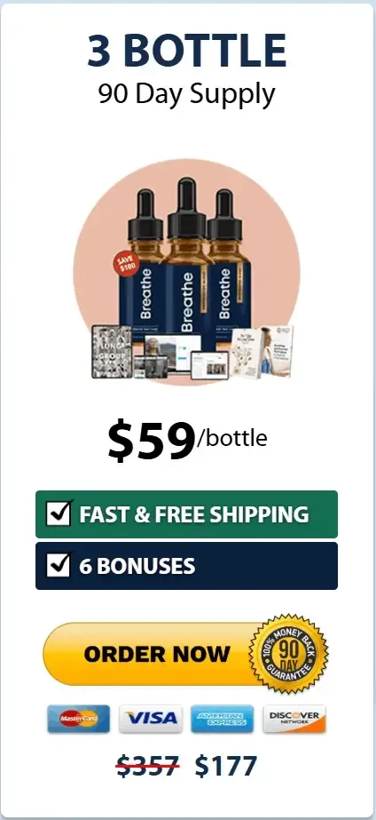 Breathe three bottle price